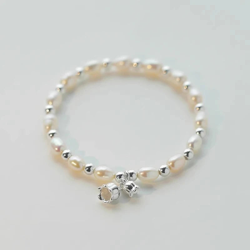 925 Sterling Silver Bracelet Rose Flower Linked Vintage Punk Adjustable Chain For Woman Girl Jewelry Gift Dropship Wholesale