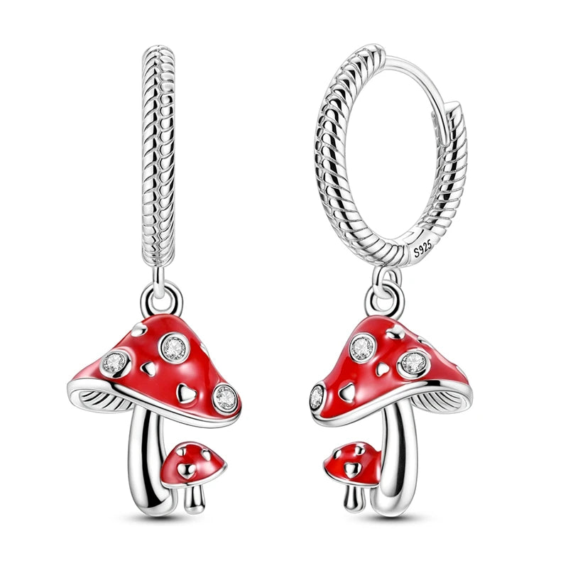 Sterling Silver Hoop Earrings Hypoallergenic Zirconia Women mbzr