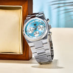2026 New BENYAR Men's Watches Top Brand Luxury Quartz Watch Men Chronograph Waterproof Luminous Stainless steel Man Gift Clock