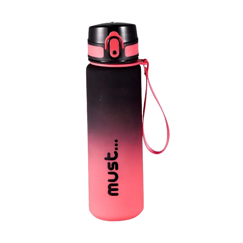 500/650ml Sports Water Bottle High Capacity Plastic Fitness Portable Durable Camping Hiking Workouts Outdoor Sports Cups mbzr