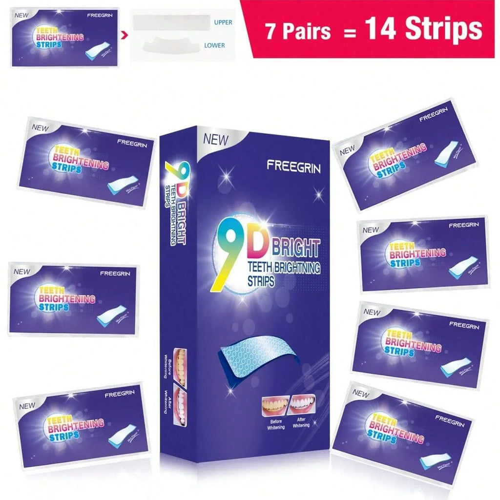9D Whitener Strips Teeth Brightening Strips White Strips For Teeth Whitening Teeth Effect Oral Tooth Teeth Whitening Strips Gift mbzr