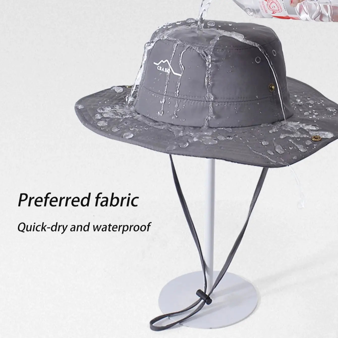 Quick-drying Fisherman Hat Summer Large Overhang Protection Hat Outdoor Mountaineering
