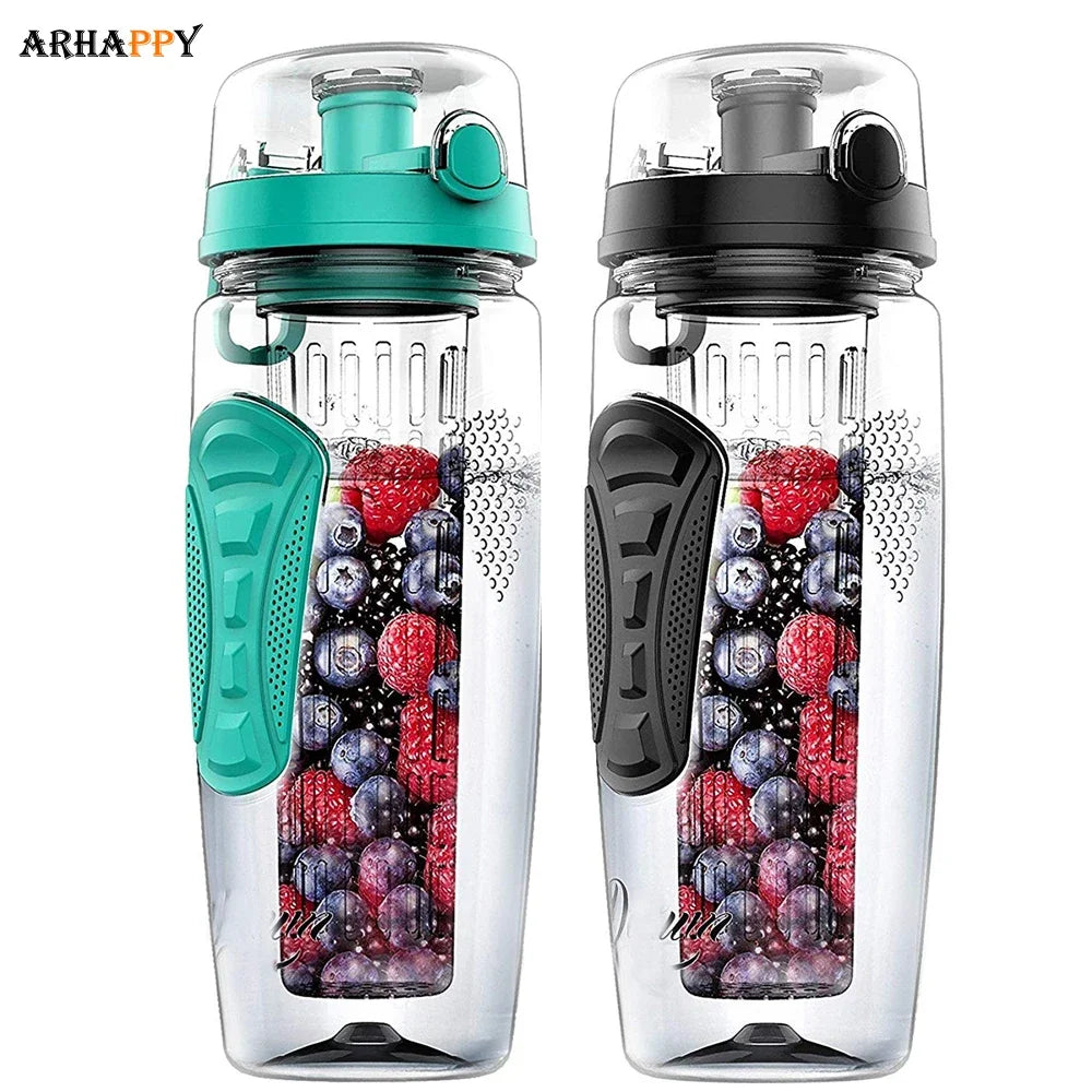 BPA Free Fruit Infuser Water Bottle Juice Shaker Sports Lemon Water Bottle Fitness Sport Fruit Drinking Bottles for Girl mbzr
