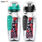 BPA Free Fruit Infuser Water Bottle Juice Shaker Sports Lemon Water Bottle Fitness Sport Fruit Drinking Bottles for Girl mbzr