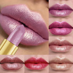 16Colors Bold & Intense Glitter Shiny Metallic Lipstick  Lip Tint,Long Lasting Lip Senior Matte Lip Makeup Gifts for Women Cosme mbzr