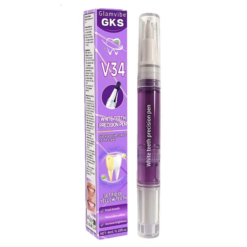 POZOAMIS Purple Yellow Teeth Remover Brush, whitens and brightens teeth, freshens breath, repairs and cleans toothpaste, removes plaque, black teeth, and cavities, teeth whitening, oral care tool mbzr