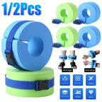 1/2pcs Foam Swimming Floating Rings Solid Color Ankles Arms Floats With Quick Release Buckle Swim Training Equipment Accessories mbzr