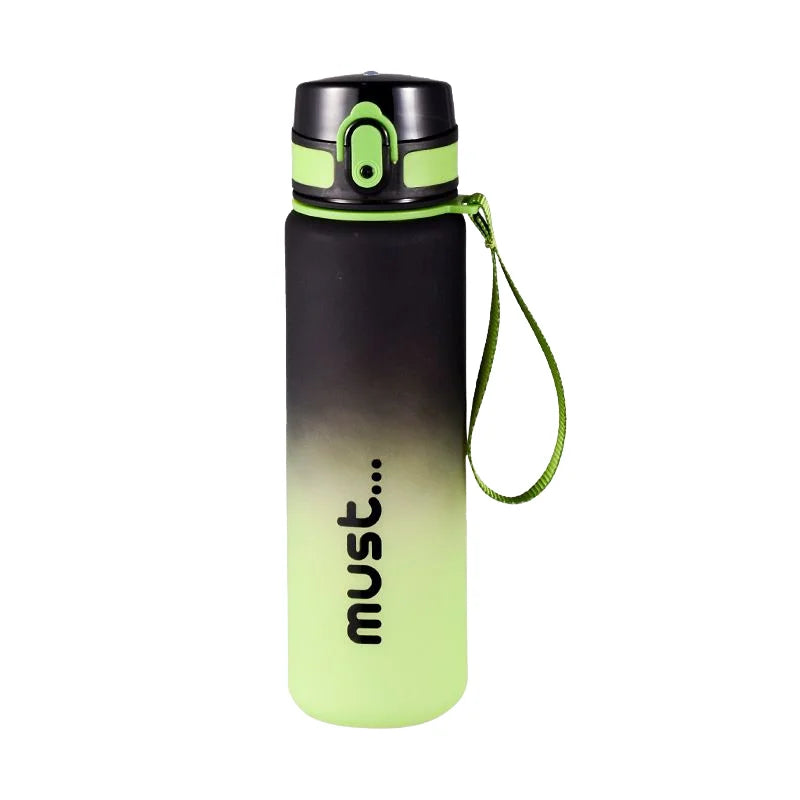 500/650ml Sports Water Bottle High Capacity Plastic Fitness Portable Durable Camping Hiking Workouts Outdoor Sports Cups mbzr