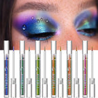 Glitter Chameleon Eyeliner Pen Multichrome Eye Liner Lasting Shiny Metallic Eyeshadow Lying Silkworm Green Purple Makeup Pigment mbzr