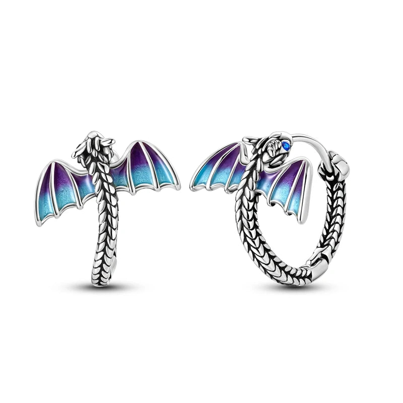 MULA 925 Sterling Silver Earrings Fasion Jewelry Zircon Starry Crystal Hoop Earrings