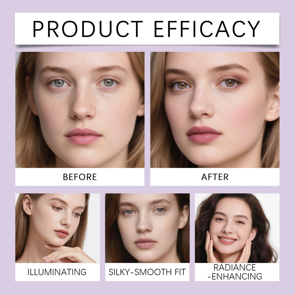 Zephoco 2In1 Highlighting Eye & Cheek Palette 4 Colors Shimmery Glow Makeup Palette For Face Eyes Daily Party Makeup mbzr