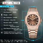 New Men's Watches PAGANI DESIGN Luxury Rose Gold Automatic Watch For Men Mechanical Wristwatch Waterproof AR Sapphire Clock 2026 EU Local Shipping