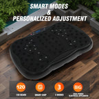 Magnetic Vibration Plate Exercise Machine: 200 Speeds, 330lb Capacity, Portable & Quiet Home Fitness for Women/Men mbzr