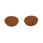 ZENOTTIC Oval Retro Unisex Sunglasses UV400 Polarized Glasses Vintage Style Classic Shades