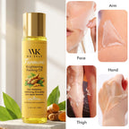 WK JALY Turmeric Brightening Peeling Oil, Exfoliation, Remove Dark Spots, Whitening, For Face, Body, Hand, Feet, All Skin Types mbzr