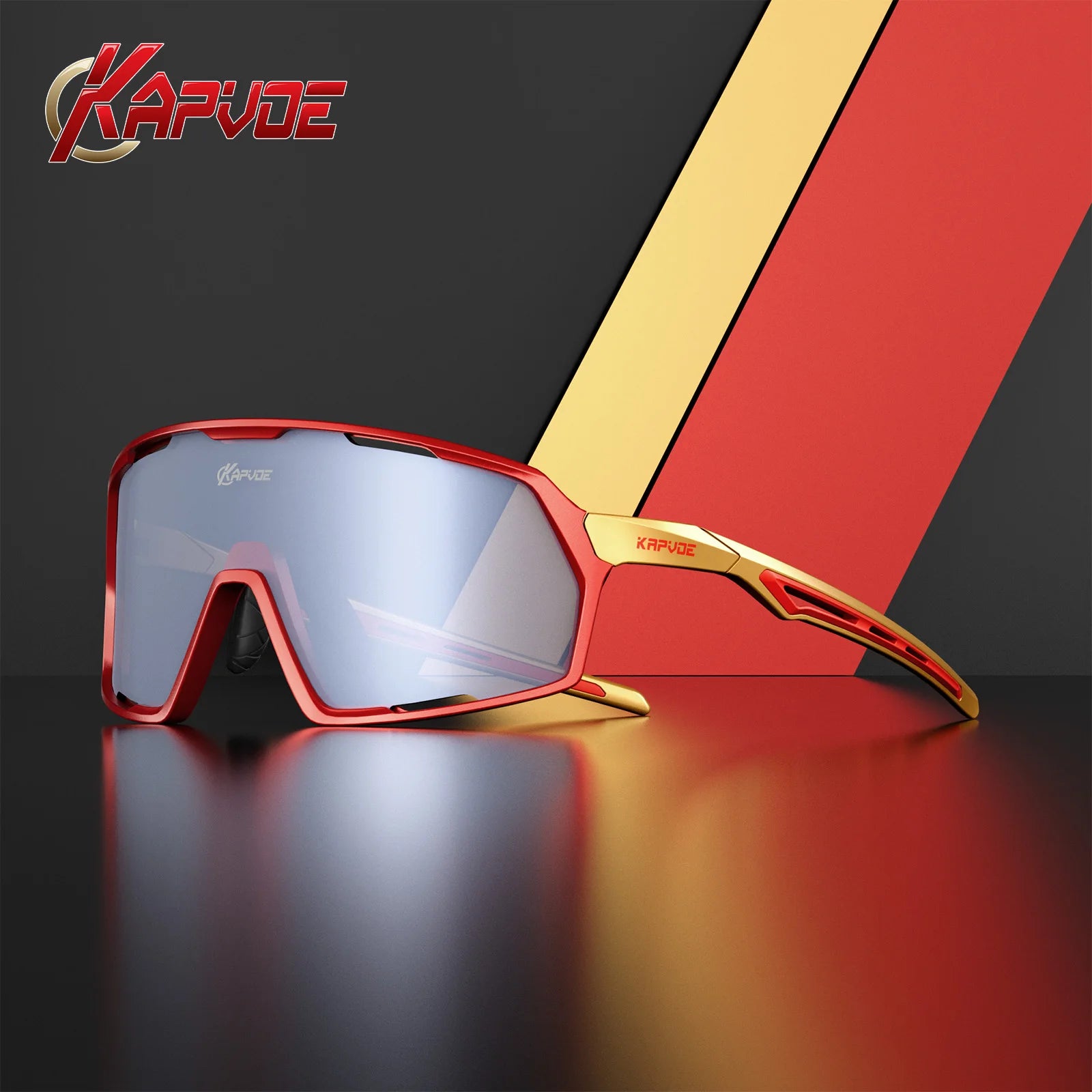 KAPVOE Sale Outdoor Cycling Glasses Sports Sunglasses for Men Women UV400 Protection MTB Bicycle Fishing Mountain Bike Glasses