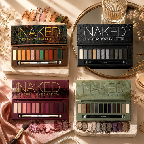 12-color eyeshadow palette, mirror packaging, pearlescent shimmer, stage makeup effect, long-lasting, easy to apply, waterproof mbzr