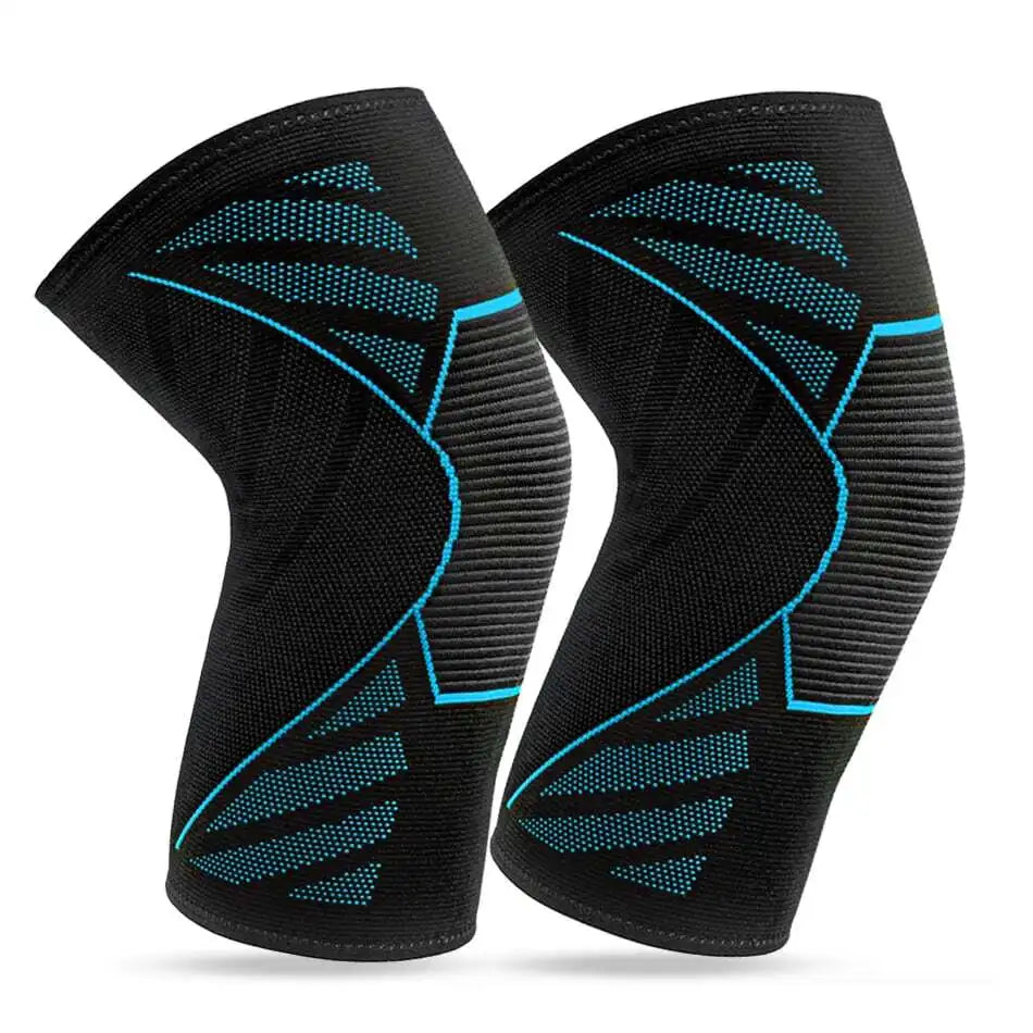 2pcs Black Thin Knee Compression Sleeves For Sports, Running, Basketball, Dancing, Fitness, Unisex, Summer Gym Accessories Knee Support mbzr