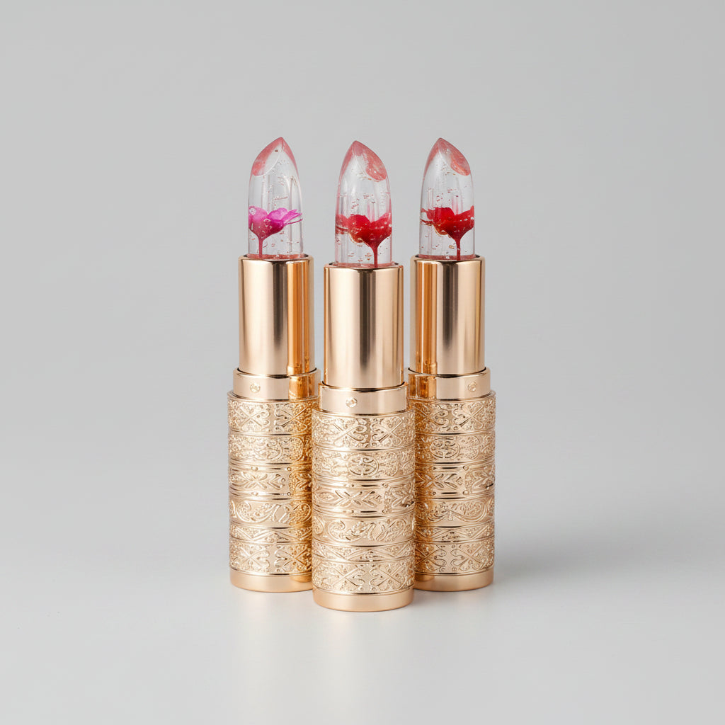 4-piece/16-piece Crystal Color-changing Petal Lipstick for Women Moisturizes long-lasting and non-sticky cup lip balm mbzr