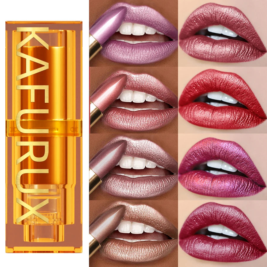 16Colors Bold & Intense Glitter Shiny Metallic Lipstick  Lip Tint,Long Lasting Lip Senior Matte Lip Makeup Gifts for Women Cosme mbzr