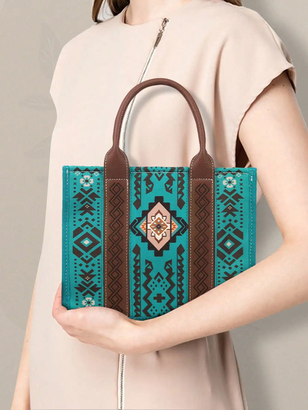 Boho Tassel Tote & Crossbody Purse Set for Women