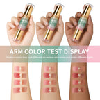Multiuse Double Head Blush Bronzer Stick Butter Glow & Go Light Glossy Face Contour Blush Stick Long Lasting Waterproof Blusher mbzr