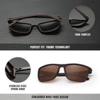 KINGSEVEN 3pcs Sunglasses For Men luxury Polarization High Quality TR90 UV400 Eyewear Eye Protection Glasses