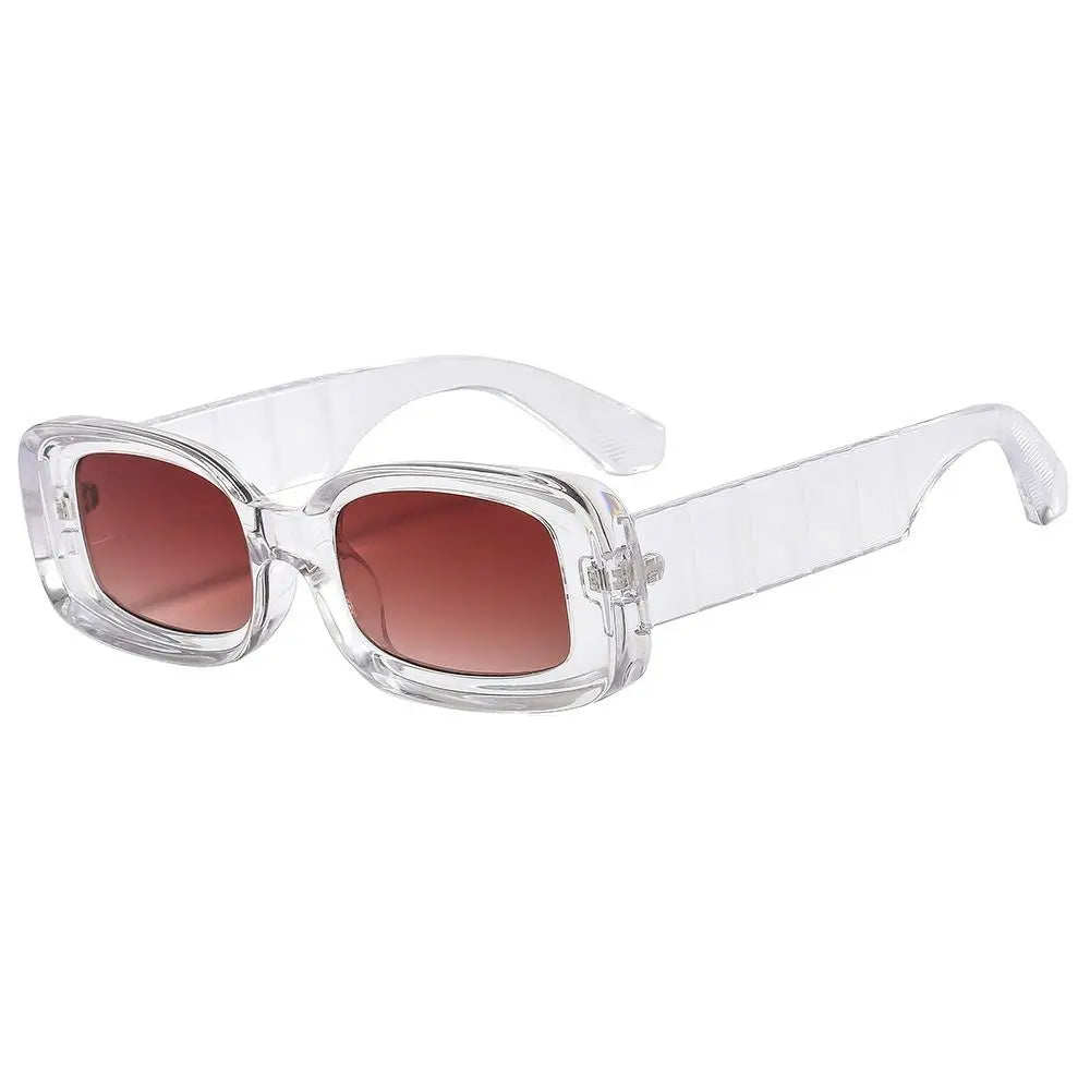 Trendy Hip Hop Small Square Sunglasses Candy Color Vintage Cool UV400 Protection Sun Glasses Fashion Traveling Eyeglasses Unisex For Women Men Outdoor Fishing