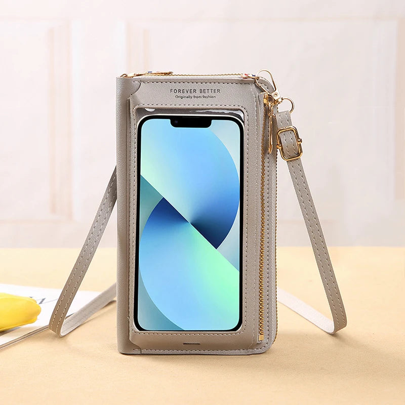 2025 Fashion Women Crossbody Bag - Touch Screen Cell Phone Purse, Mini Mobile Wallet Card Holder Shoulder Handbag