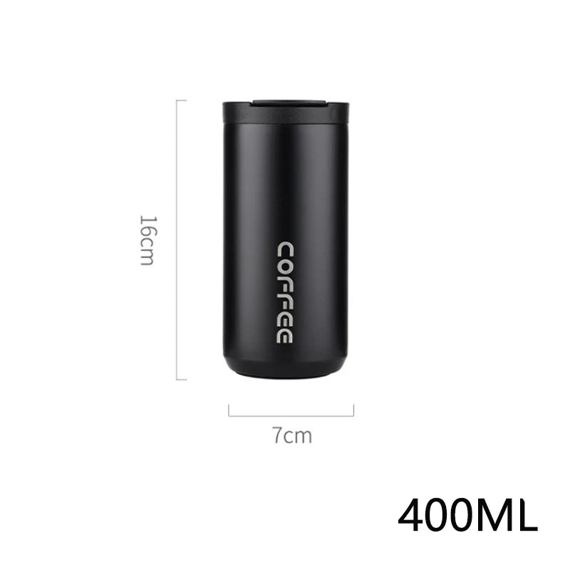 Stainless Steel Coffee Thermos Bottle Thermal Mug Leakproof Car Vacuum Flasks Coffee Cup Travel Portable Insulated Bottles mbzr