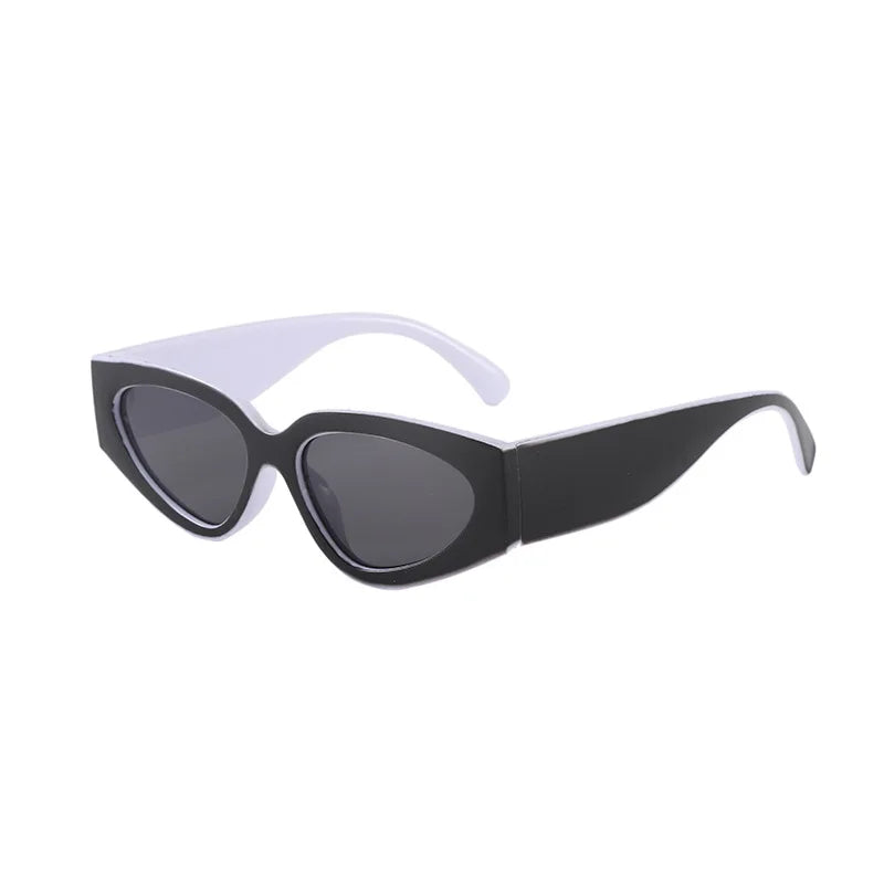 Cat Eye Sunglasses for Women and Men with Contrasting Color Accents Advanced Styling UV Protection Lightweight Frame Trendy