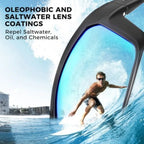 Huzzah Polarized Sport Sunglasses for Men and Women, Ideal for Driving Fishing Cycling and Running, UV Protection