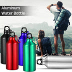 500/750mL Aluminum Outdoor Bike Sports Water Bottle Drinking Kettle Drinking Cup Leakproof Water Jug for Travel Running Camping mbzr