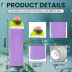304 Stainless Steel Fitness Sports Vacuum Bottle with handle and straw, Large Capacity Macaron Thermal Mug 32 oz mbzr