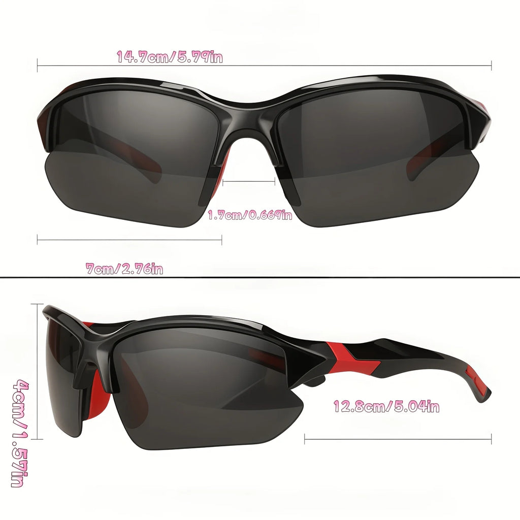 1Pc unisex polarized sunglasses, suitable for outdoor leisure sports, cycling, running, fishing, driving, golf, sunglasses