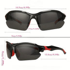 1Pc unisex polarized sunglasses, suitable for outdoor leisure sports, cycling, running, fishing, driving, golf, sunglasses