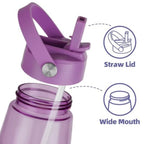 32 oz Water Bottle with Straw, Leakproof Sports Water Bottle with Carry Strap, BPA-Free Large Water Bottles for Home, Travel, S mbzr