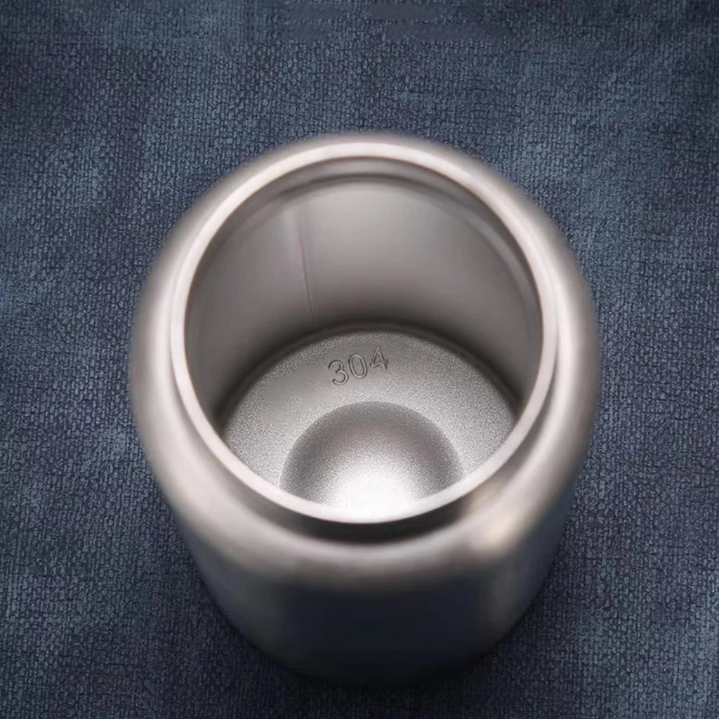 1pc Large Capacity Stainless Steel Sport Water Bottle Single-layer Rugged Water Cup Metal Flask Drinkware Camping Sports Gym mbzr