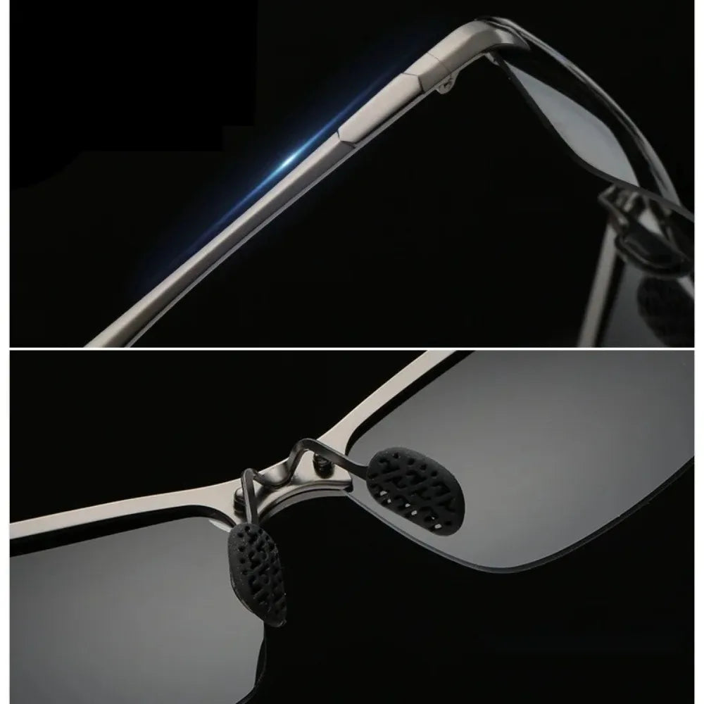 Chameleon Photochromic Polarized Sunglasses UV400 Day Night Vision for Driving And Fishing