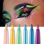 Shiny Chameleon Metallic Green Eyeliner Gel Stick Smooth Multicolor Eye Shadow Pearlescent Polarized Glitter Eyes Pigment Makeup mbzr