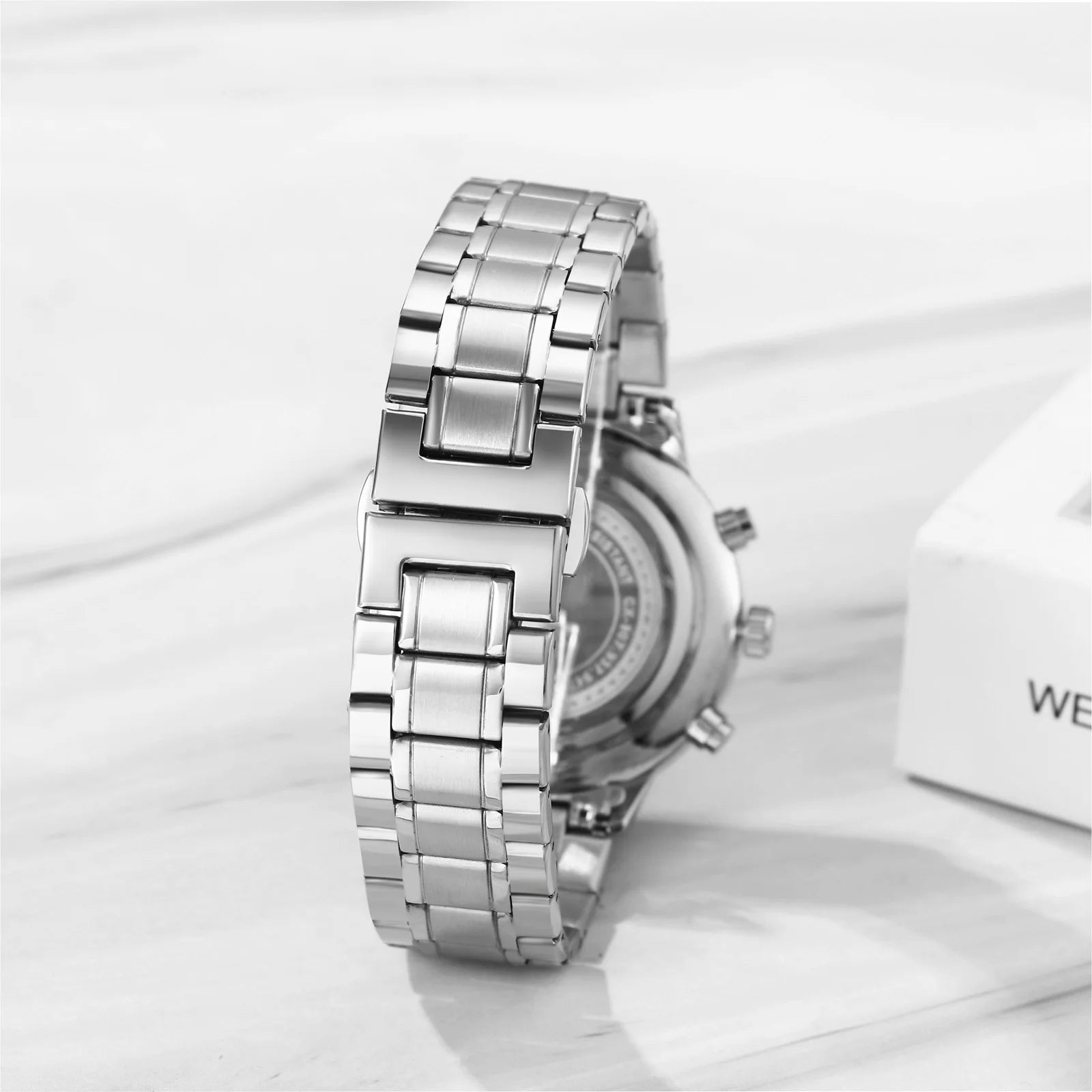 Men's Multifunctional Waterproof Quartz Watch Glow-in-the-dark Hands Chronograph Stopwatch Calendar Available mbzr