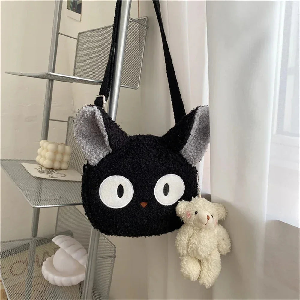 Japanese style cute bag for women cartoon plush shoulder bag for women new crossbody bag small mobile phone & wallet bag for wom