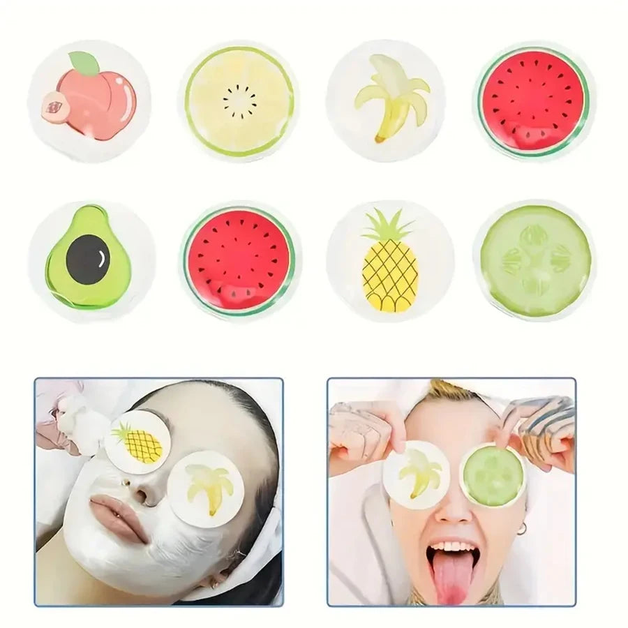 Gel Ice Pack Reusable Cooling Eye Pads and Under Eye Patches,Eye Hot Cold Treatment Pack for Redness,Pain Relief and Eye Relax mbzr