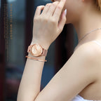 HANNAH MARTIN Original Top Brand Hot Selling Quartz Watch Women Simple Elegant Steel Japan Movement 36mm Japanese Movement Clock Banquet Matching & Work Leisure Watches Ladies Clock Local Express Shipping Watch