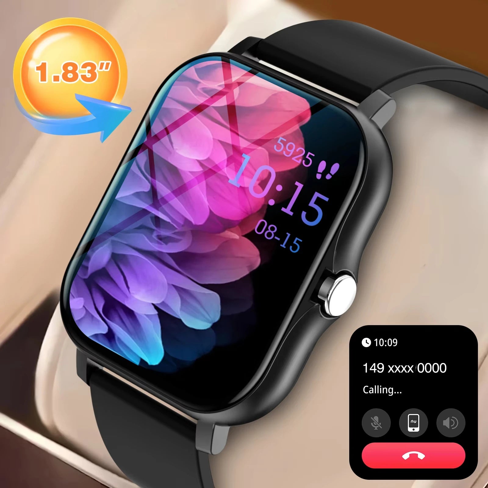 New Bluetooth Call Smart Watch Information Push Men Women Health Monitoring Watch Pedometer Smart Watch For Android IOS