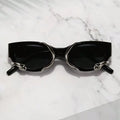 Y2K Retro Cat-Eye Fashion Glasses with Snake Pattern