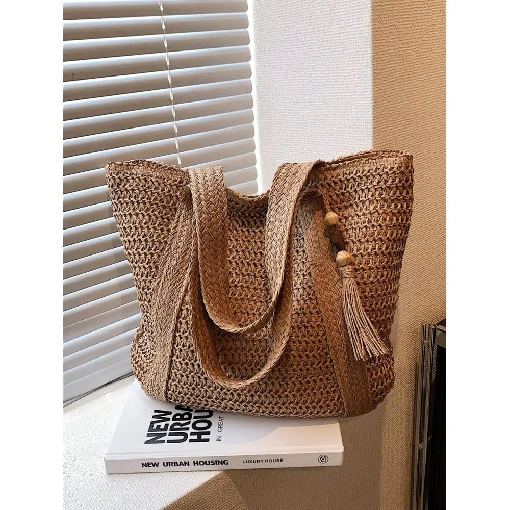 Arrival Fashionable Woven Beach Tote Bag With Elegant Design For Travel Or Daily Use Bohemian Style Shoulder Hand Bag With Tass mbzr