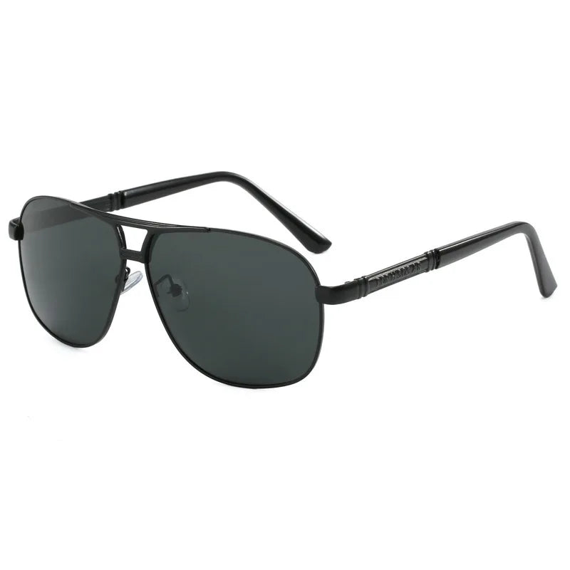 Premium cross-border fashion dual-purpose day and night UV protection glasses trendy new sunglasses 2025 sense men's sunglasses