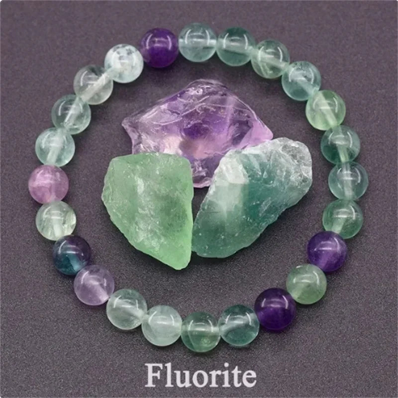 JD Amethyst Bracelet Made of Real Natural Stone Beads Body-Purifying Geniune Amethyst Natural Crystal Bracelet for Women Pulsera mbzr