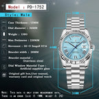 PAGANI DESIGN DD36 Double calendar 36MM mechanical automatic men watch Haiou ST16 sapphire luxury waterproof  relogio masculino